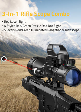 3-In-1 Rifle Scopes Combo