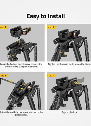 The bipod with sling attachment