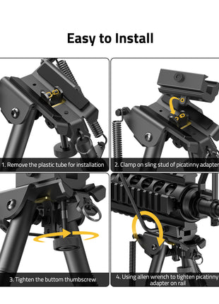 The bipod easy to install