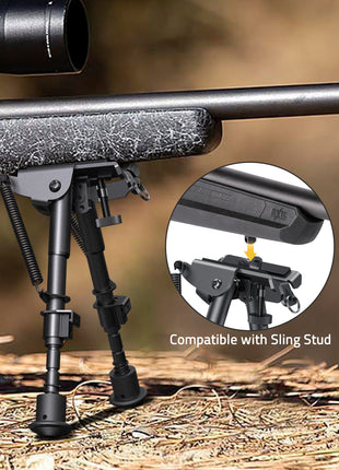 The AR Bipod Compatible with Sling Stud