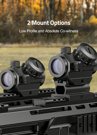 Red Dot Sight with 2 Mount Options