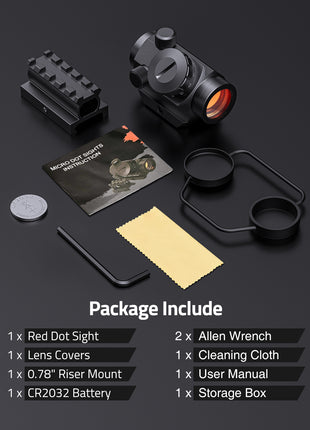 Red dot sight parts catalog
