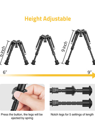 Height Adjustable of The Bipod