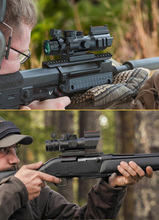 Shotgun rifle scopes