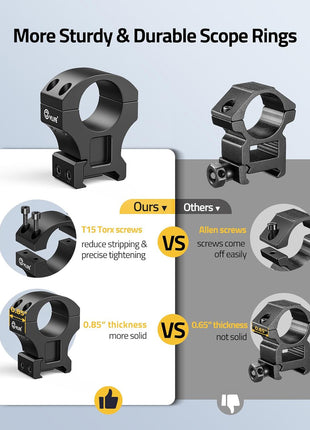 CVLIFE Better 1 Inch Scope Rings