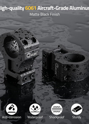 CVLIFE High-quality 1 Inch Scope Rings