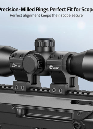 Precision-Milled Rings Perfect Fit for Scope