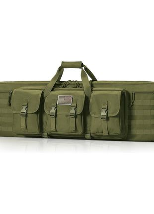 CVLIFE 36 Inches Double Soft Rifle Case Green Tactical Long Bag