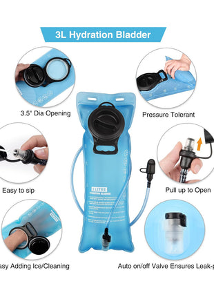 The details of CVLIFE 3L Hydration Bladder