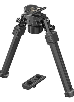 CVLIFE Adjustable Rifle Bipod with Adapter Compatible with Mlok Bipod