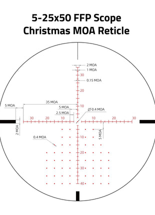 CVLIFE 5-25x50 Rifle Scope