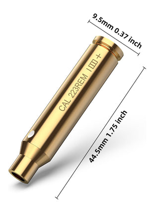 The Specification of CVLIFE Bore Sight 223 5.56mm Red Laser Boresighter with Extra Batteries