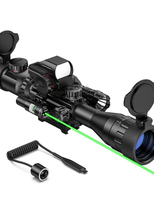 CVLIFE EagleFeather 2.5-10X40 AO 6-in-1 Rifle Scope Combo