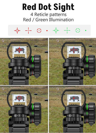 4 Holographic Reticle Red Dot