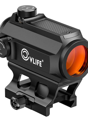 CVLIFE Solar Red Dot Sight 2 MOA Shake to Awake Solar Reflex Sight