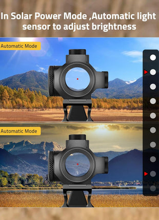 CVLIFE EagleFeather Solar Red Dot Sight