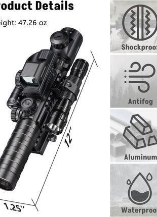 CVLIFE 3-9x32 5-in-1 Scope Details