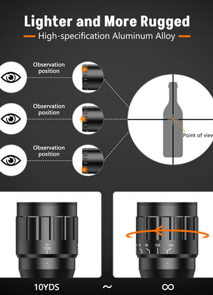 Lighter and More Rugged AO Rifle Scope