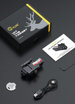 CVLIFE Green Laser Sight Compatible with Picatinny Rail