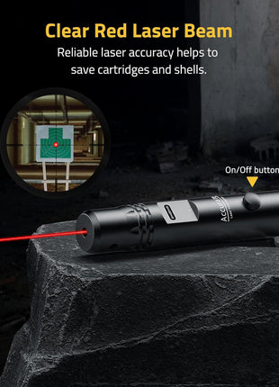 Clear Red Laser Beam