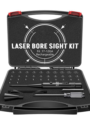 CVLIFE Professional Red Laser Bore Sight with 32 Adapters