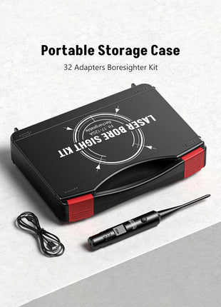 Professional bore sight laser with a cable