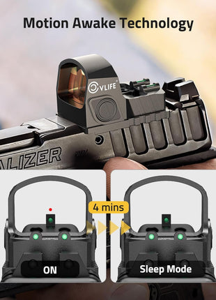 The Red Dot Scope With Motion Awake Technology