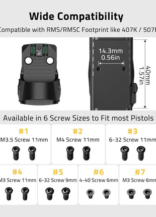 Tactical red dot sight for hunting