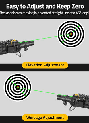 CVLIFE Red/Green Laser Sight Easy to Adjust and Keep Zero