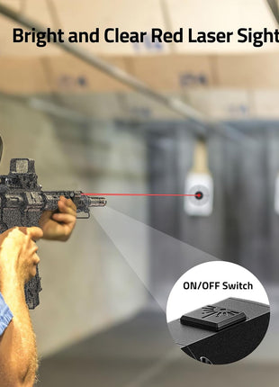 CVLIFE Red/Green Laser Sight with Bright and Clear View