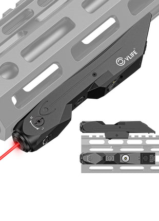 CVLIFE Red Laser Sight Compatible with M-Lok and Picatinny Rail
