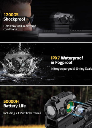 1200G Shockproof to Hold Zero Well