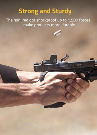 The red dot shockproof up to 1,500 forcesmake products more enduring
