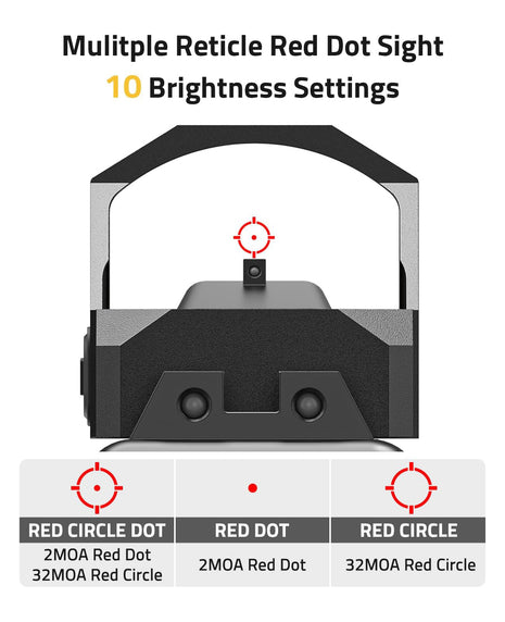 reticle red dot sight