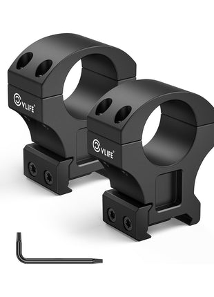 CVLIFE 1 Inch Scope Rings - Low Medium High Profile Precision Scope Mount