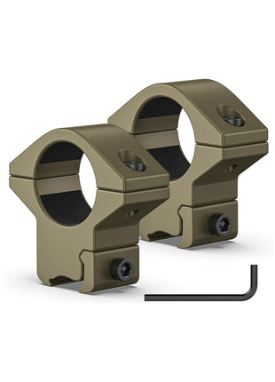 CVLIFE 1 inch Dovetail Scope Rings Mounts for 3/8" or 11mm Dovetail Rails