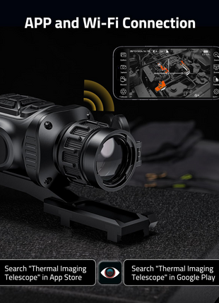 app and wi-fi connection - CVLIFE BearPower 25mm 384×288 Thermal Rifle Scope