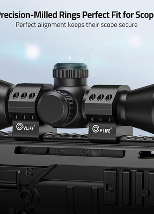 CVLIFE 30mm Scope Rings Mount for Picatinny Rails