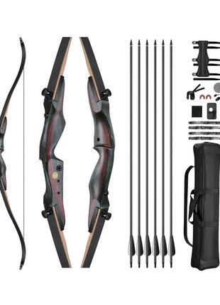 CVLIFE 62" Recurve Bow and Arrow Set