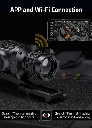 APP and WIFI connection - CVLIFE BearMight 1-4x25mm Thermal Rifle Scope