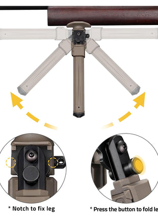 How to Use CVLIFE Bipod?