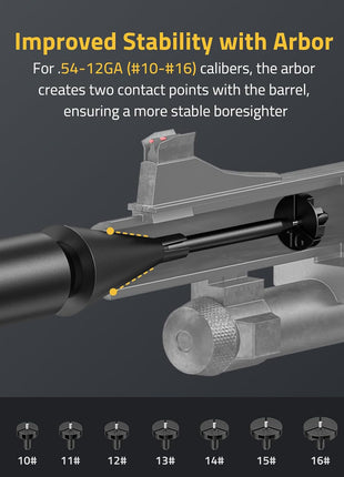 CVLIFE Bore Sight Laser Kit geeignet für 0,17 bis 12GA Kaliber