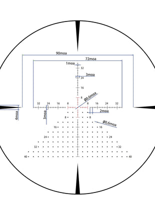 Christmas-tree Style FFP Reticle