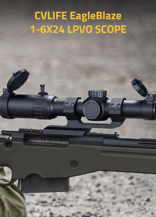 CVLIFE EagleBlaze LPVO 1-6X24 Rifle Scope