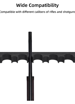Wide Compatibility Makes CVLIFE Indoor Foam Gun Rack be Compatible with Different Calibers of Rifles and Shotguns