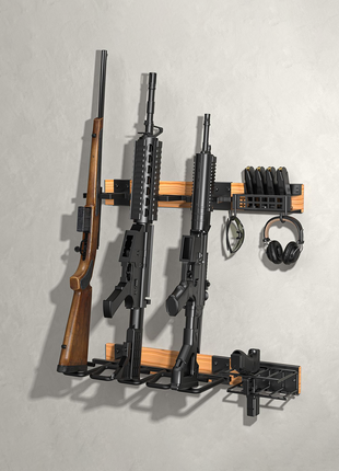 CVLIFE Indoor Gun Racks with Pistol Holder
