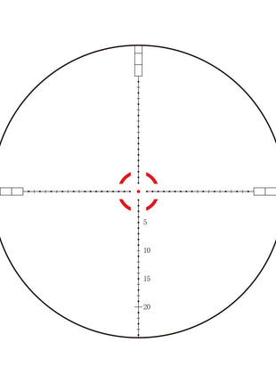 Reticle - CVLIFE JackalHowl 4x30 Compact Rifle Scope