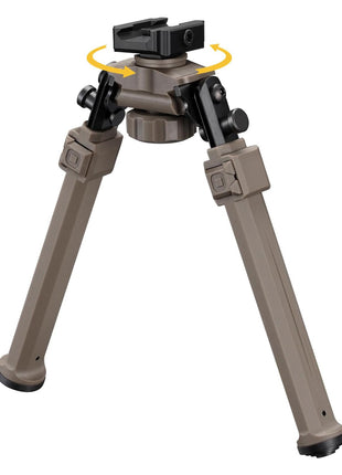 CVLIFE Picatinny Rifle Bipod Adjustable Rotation 360 Degrees