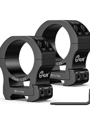 CVLIFE Precision Scope Rings Mount-34mm