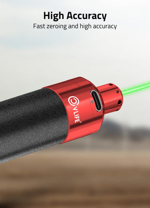 High accuracy - CVLIFE Rechargeable Green/Red Laser Bore Sight